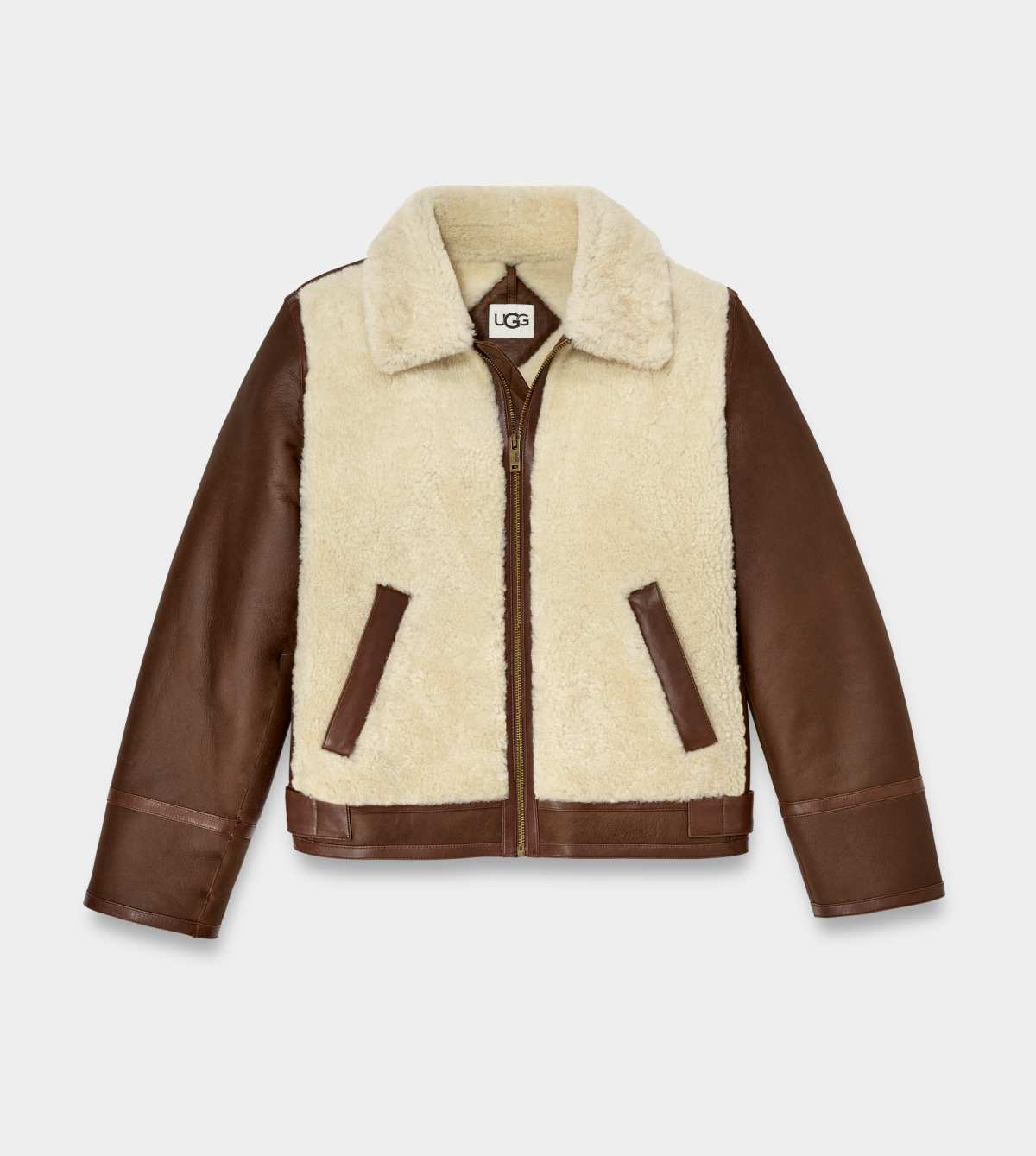Ugg mens shearling jacket top